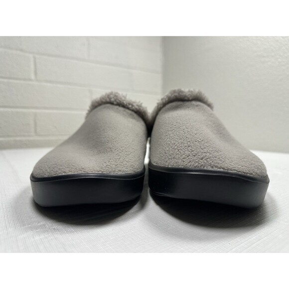 Men\'s OOFOS OOcoozie Recovery Vegan Sherpa Slip On Mule Slippers Size 11 Tawny main image 6